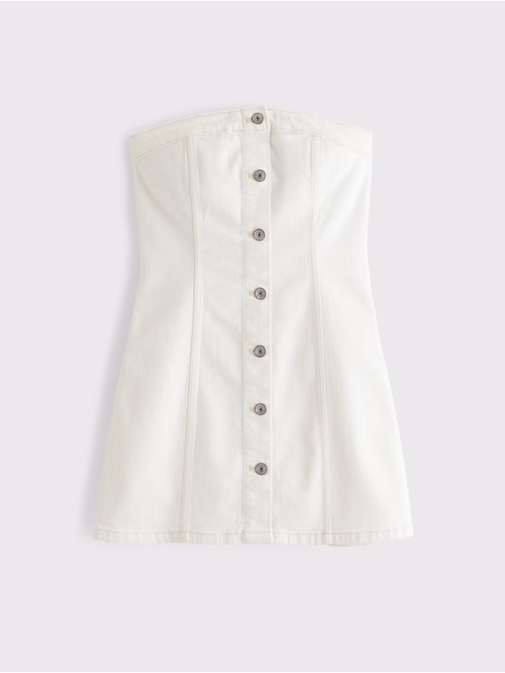 The A&F Mara Strapless Denim Mini Dress